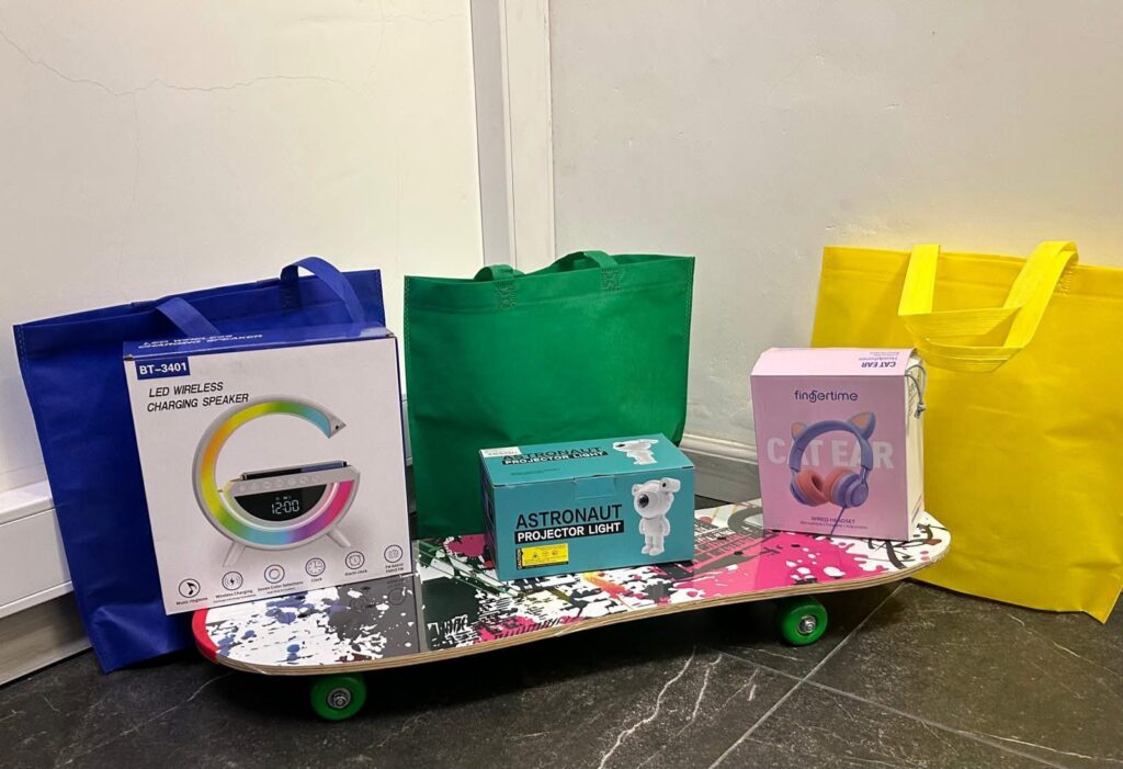 Regalos del sorteo por el día del niño